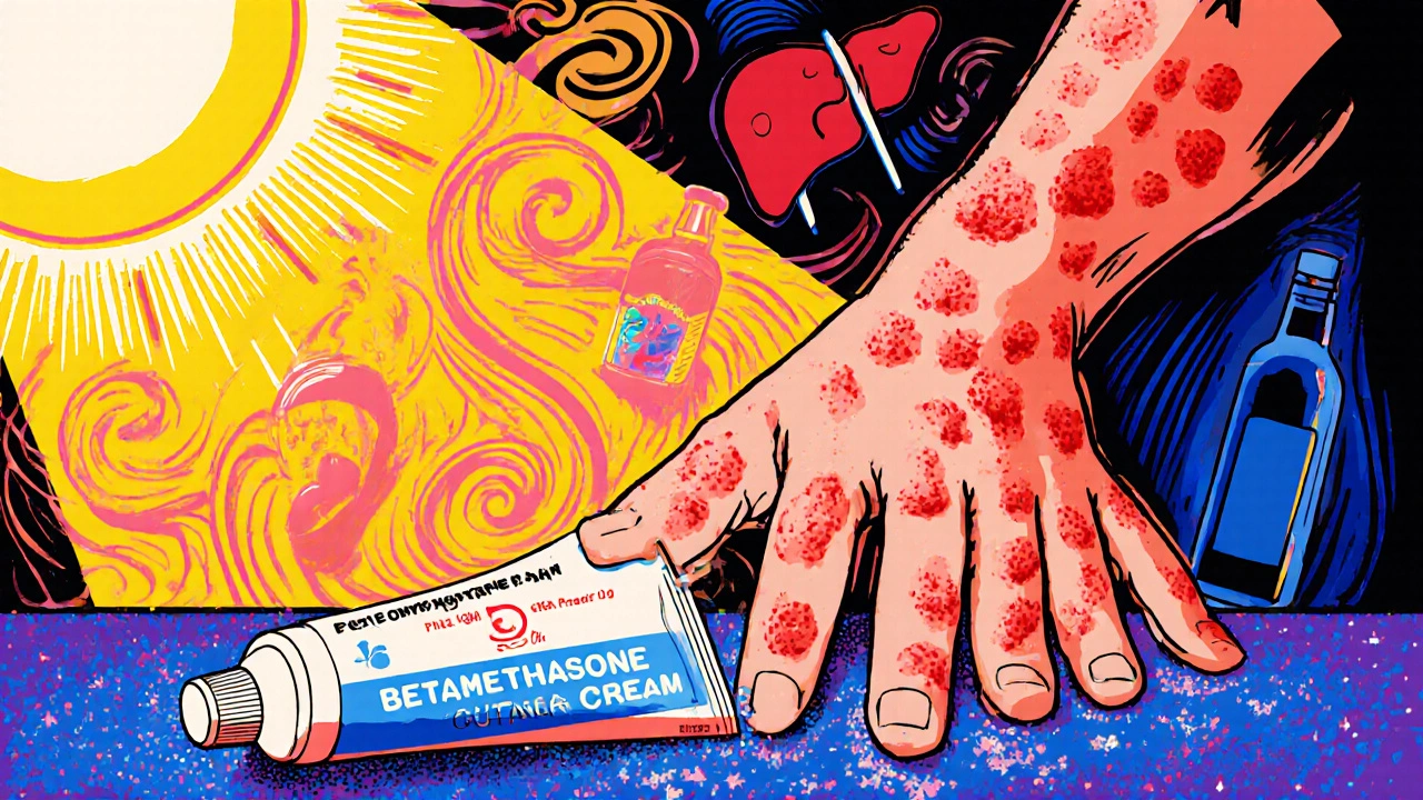 Betamethasone for Porphyria Cutanea Tarda Symptoms: Effectiveness and Risks
