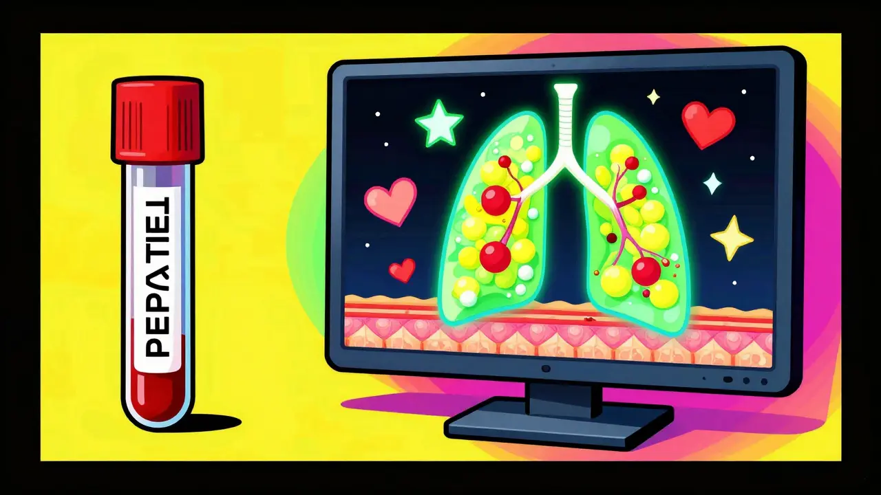 Vibrant art showing computer simulations replacing traditional tests for complex drug bioequivalence.